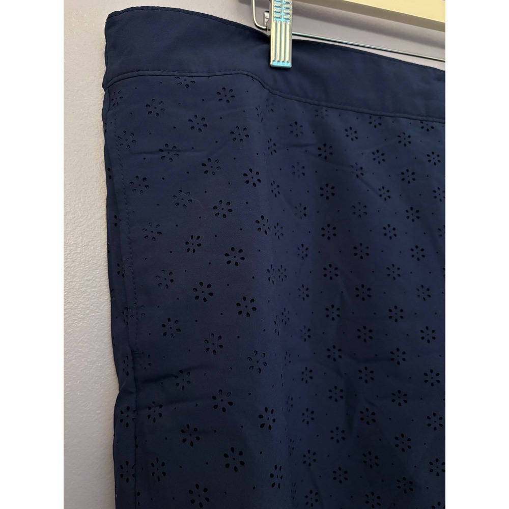 NWT Speedo Skort Blue Eyelet XXL UPF 50 activewear athleisure swim tennis travel - Picture 2 of 10